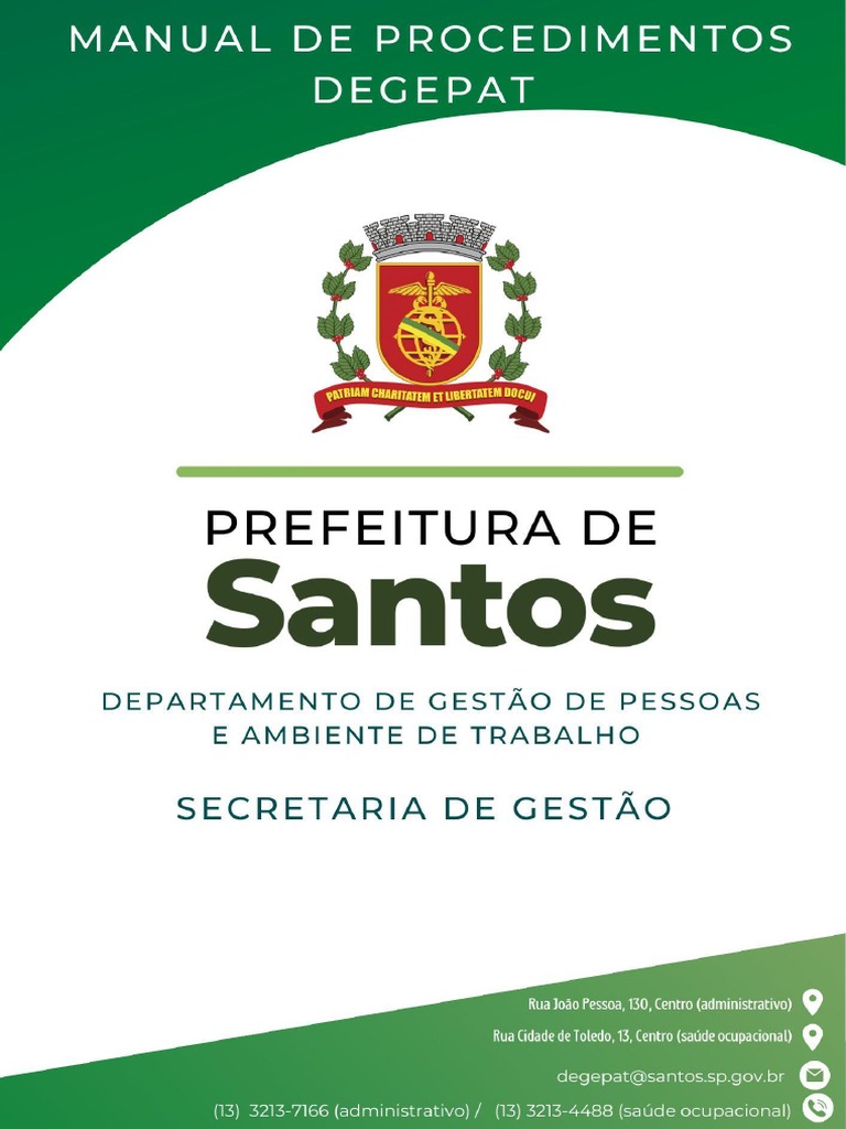 DEGEPAT - Manual de Procedimentos | PDF | Gestão de recursos humanos |  Pós-graduação, image size:768x1024