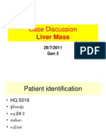 Case Discussion Liver Mass