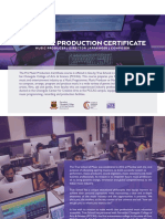 TSM X PCCAS Goa - Pro Music Production Brochure