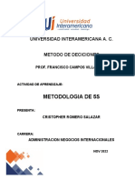 5S-Metodología clasificación, orden, limpieza, estandarización y disciplina