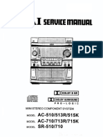 AC-510 - 513R - 515K - 710 - 713R - 715K - SR-510 - 710 (SM)