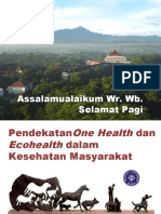 One Health and Ecohealth S1 2018