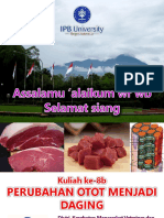 Perubahan Otot Menjadi Daging