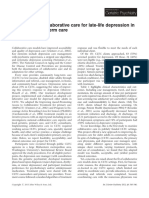 Implementing Collaborative Care For Late-Life Depression in Community Long-Term Care