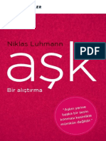 Niklas Luhmann Aşk Edebi Şeyler Yayınları