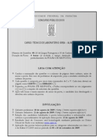 Tecnico de Lab Oratorio - Alimentos