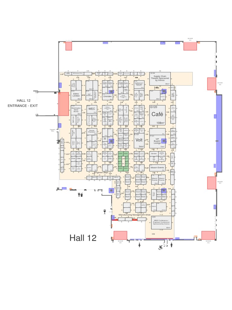 Subcon 2022 Floor Plan - EEPC | PDF | Industrial Processes | Secondary ...