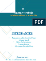 Planta y Trabajo