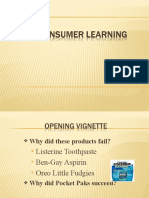 Consumer Learning