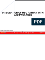 Integration of MSC PATRAN With CAD Packages