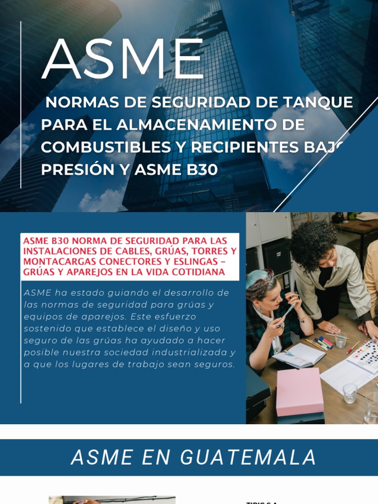 Normas ASME para Grúas y Calderas | PDF