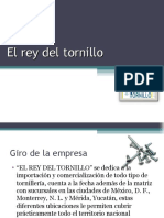 El Rey del Tornillo: empresa líder en importación y venta de tornillería