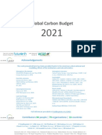 GCP CarbonBudget 2021