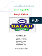 Balaji Wafers: Project Report On