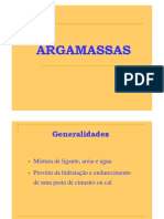 Argamassas