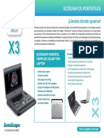 Ecografo Portatil X3