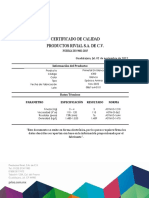 Certificado de Calidad Productos Rivial S.A. de C.V.: NORMA ISO 9001:2015