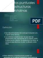 Defectos Puntuales de Estructuras Cristalinas G2