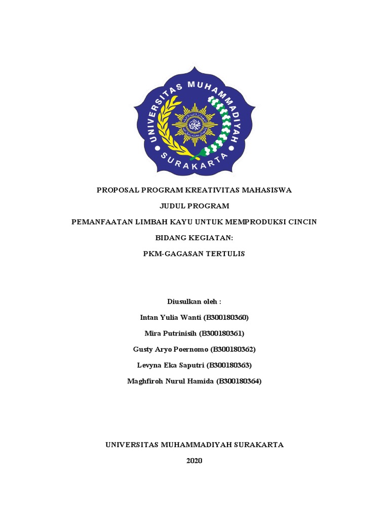 Cover PKM Ku | PDF | Ilmu Sosial