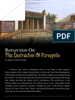 Reflection on the Destruction of Persepolis