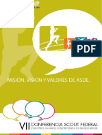 MISION VISION Y VALORES DE ASDE