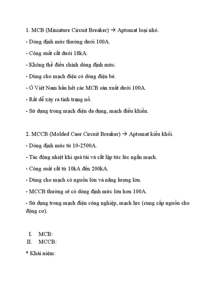 MCB, MCCB PDF