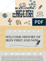 Welcome History of Iron First and Now