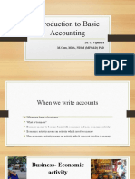 Introduction To Basic Accounting-26.8.2020