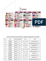 FIFA World Cup Schedule Msia Time - 221021 - 105449