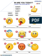 Listen and Write The Emotion in The Correct Little Face