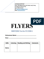 Flyers 1 - Summative Practice Test - Units 1 & 2