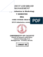 SLM 19667 M Bba Product and Brand Management - 0