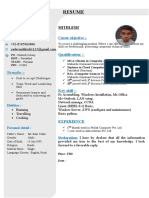 Mithilesh Resume