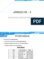 Minggu Ke - 3: Studi Kasus (Faktur Penjualan)