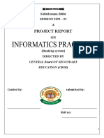 Project Front Page & Certificate