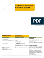 Esquematización Modelos ANALISIS VARIANZA Anova Modelo Lineal General.