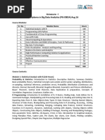 Annexure - I - Syllabus PG-DBDA Aug 16