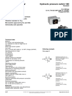 Hydraulic Pressure Switch 18D: See Page 2