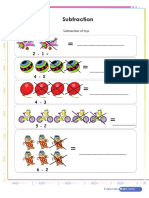 Subtraction Illustrated Review Worksheet