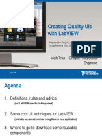 Creating Quality UIs With LabVIEW