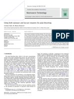 Using Both Xylanase and Laccase Enzymes