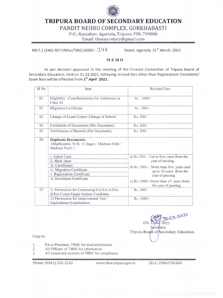 tbse-revised-fee-structure-with-effect-from-1st-april-2021-pdf