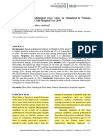 Characteristics of pathological fluor albus