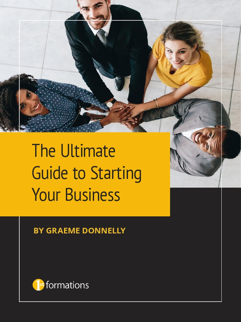 The Ultimate Guide To Starting A Business PDF Loans Employment