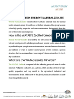Watad Zeolite Technical Data Sheet