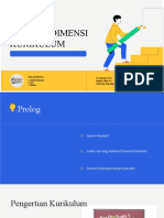 Dimensi-Dimensi Kurikulum: Pertemuan 2