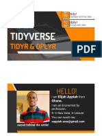 Tidyverse - Tidyr and Dplyr