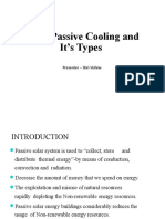 Solar Passive Cooling and It's Types: Presenter - Shri Vishnu