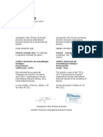 Certificado de formación teológica Deusto