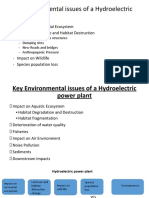 Key Environmental Issues of A Hydroelectric Power Plant